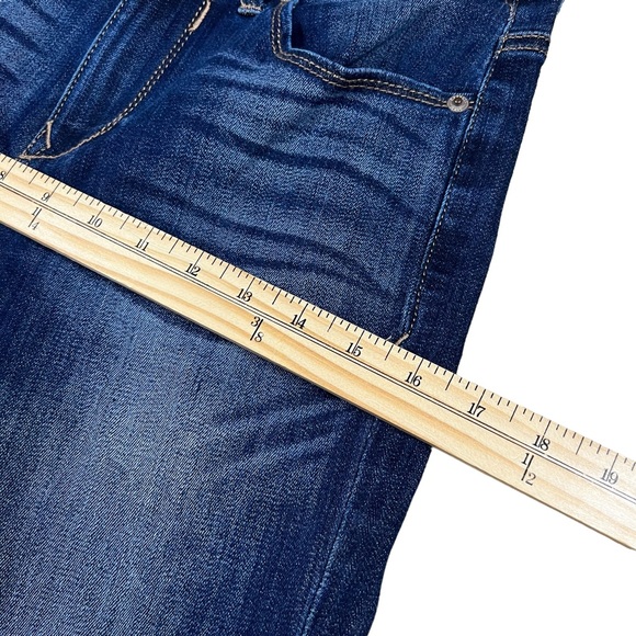 Express Size 4L Long Mia Mid Rise Denim Legging Stretch Jeggings - Picture 7 of 8